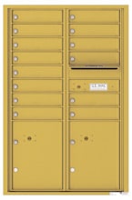 Florence 4C Mailboxes 4C13D-14 Gold Speck