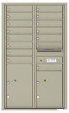 Florence 4C Mailboxes 4C14D-15 Postal Grey