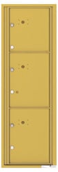 Florence 4C Mailboxes 4C14S-3P Gold Speck