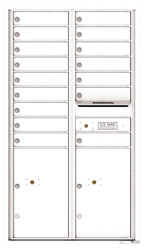 Florence 4C Mailboxes 4C15D-16 White