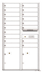 Florence 4C Mailboxes 4C15D-18 White