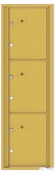 Florence 4C Mailboxes 4C15S-3P Gold Speck