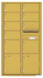 Florence 4C Mailboxes 4C16D-09 Gold Speck