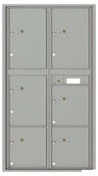 Florence 4C Mailboxes 4C16D-6P Silver Speck
