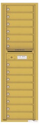 Florence 4C Mailboxes 4C16S-14 Gold Speck