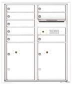 Florence 4C Mailboxes 4CADD-08 White