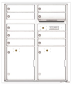 Florence 4C Mailboxes 4CADD-09 White