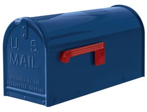 Janzer Mailboxes Gloss Blue