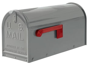Janzer Mailboxes Gloss Grey