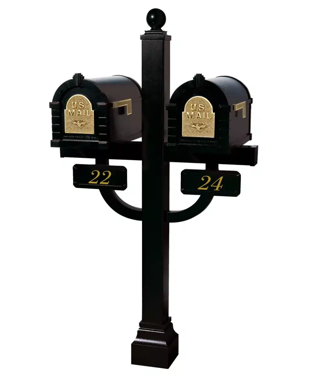 Keystone Mailboxes with Double Deluxe Post Product Image