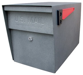 Mail Boss Post Mount Mailbox Granite