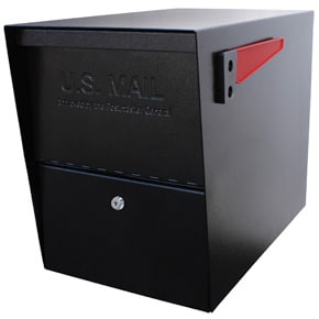 Mail Boss Package Master Mailbox Black