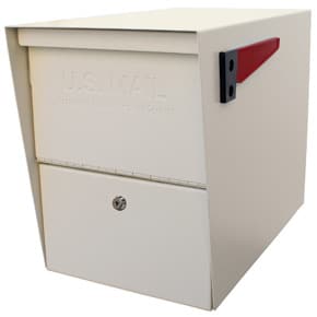 Mail Boss Package Master Mailbox White