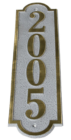 Majestic Solid Brass Alberta Address Plaques Product Image