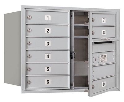 3706D09 Front Loading Commercial 4C Mailboxes