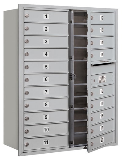 3711D-20 Front Loading Salsbury 4C Horizontal Mailboxes Product Image