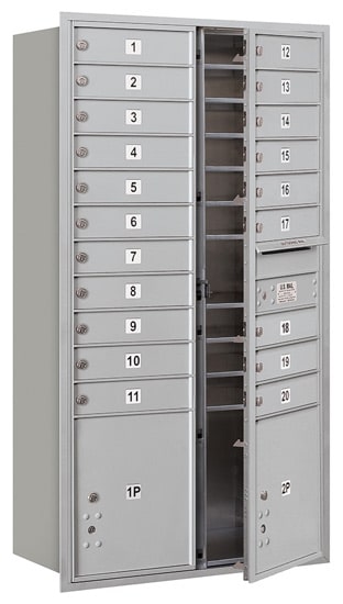 3716D-20 Front Loading Salsbury 4C Horizontal Mailboxes Product Image