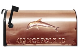 Still River Copper Mailbox Dolphin