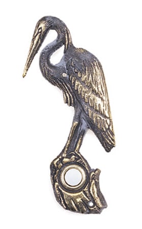 Whitehall Heron Solid Brass Door Bell