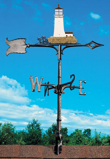 Whitehall 30 Inch Lighthouse Color Weathervane