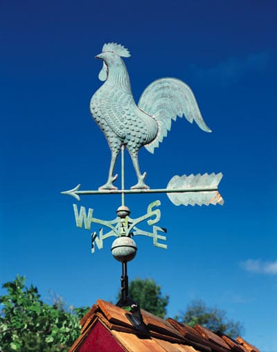 Whitehall Copper Rooster Classic Weathervane