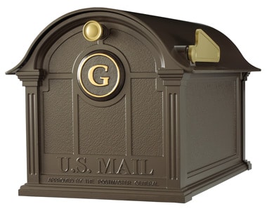 Whitehall Balmoral Mailbox Door Monogram