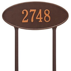 Whitehall Madison Oval Lawn Antique Copper