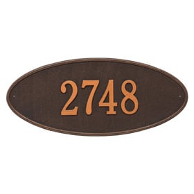 Madison Oval Plaque Oil Rubbed Bronze