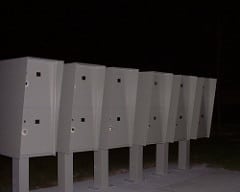 Florence Outdoor Parcel Lockers Installed