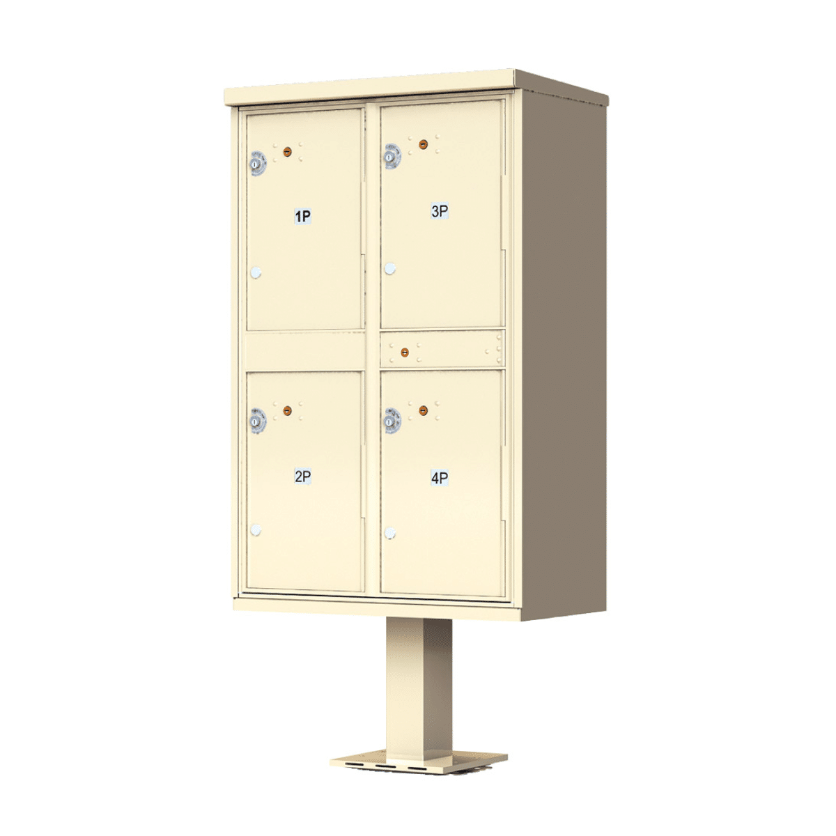 Florence CBU Cluster Mailbox – 4 Parcel Lockers Product Image