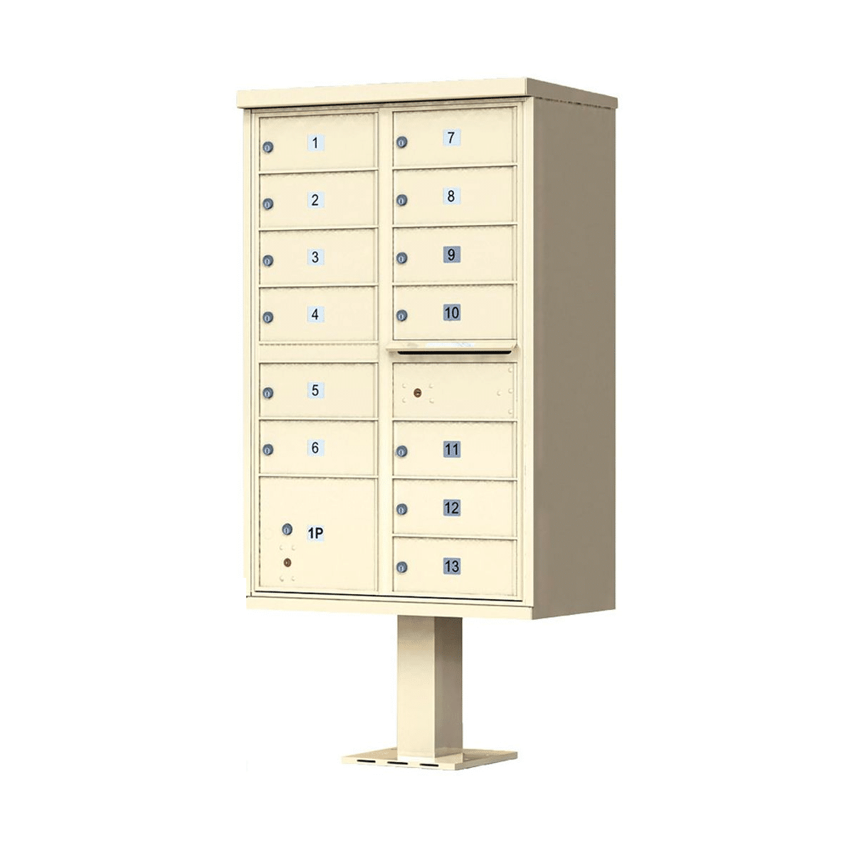Florence CBU Cluster Mailbox – 13 Tenant Doors, 1 Parcel Locker Product Image