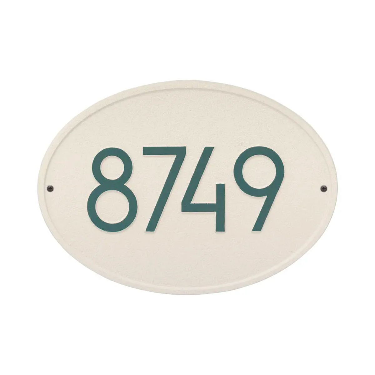 Whitehall Hawthorne Oval Modern Address Plaque Featured Image