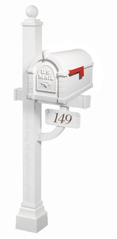 Gaines Keystone Eagle Deluxe Post White