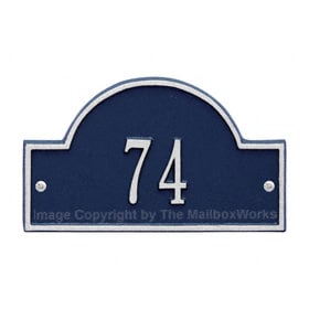 Whitehall Petite Arch Marker Blue Silver