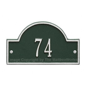 Whitehall Petite Arch Marker Green Silver