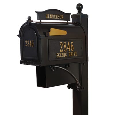 Whitehall Ultimate Mailbox Package Bronze Gold