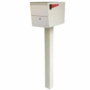 Package Master Mailbox Post Package White