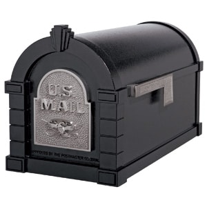 Eagle Keystone Mailbox Black Satin Nickel