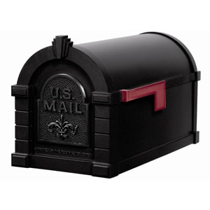 Gaines Fleur Keystone Mailbox All Black