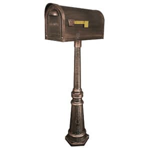 Classic Mailbox Tacoma Post Copper