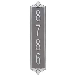 Whitehall Lyon Vertical Plaque Pewter Silver
