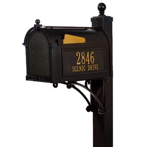 Whitehall Deluxe Mailbox Package Bronze