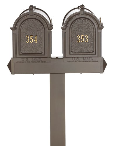 Whitehall Mailboxes Dual Multi Mount Post