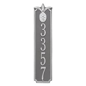 Whitehall Pineapple Vertical Plaque Pewter Silver