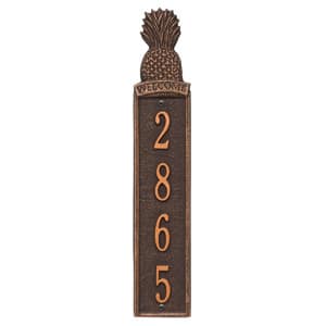 Pineapple Welcome Plaque Oil Rubbed Bronze