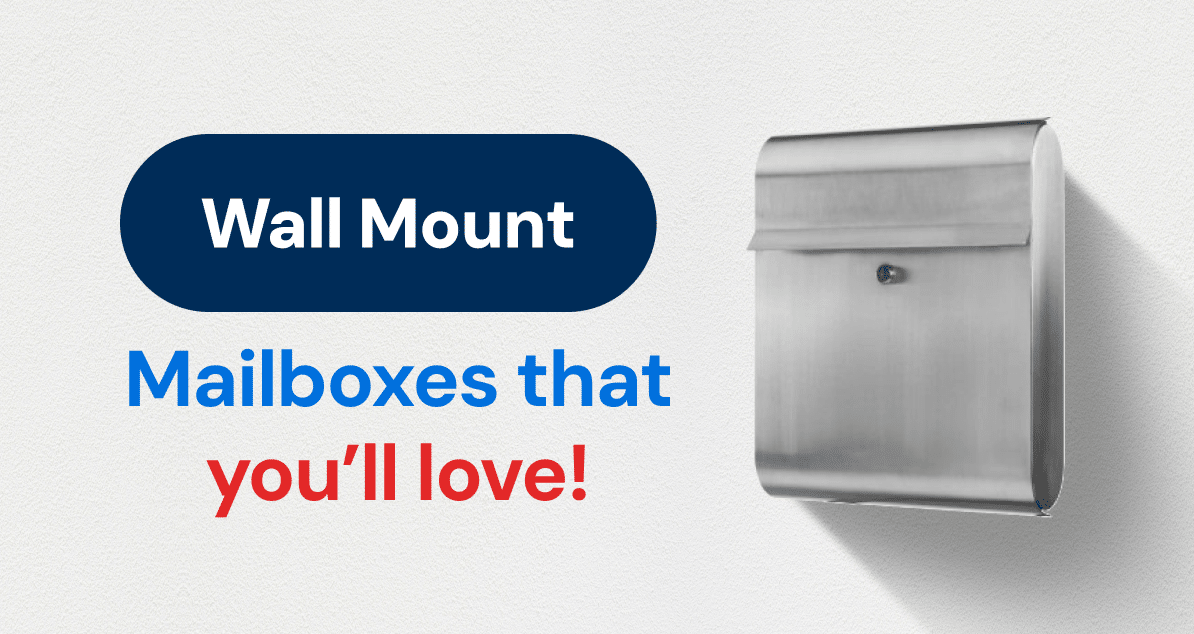 Three Trendy Wall Mount Mailboxes You Will Love