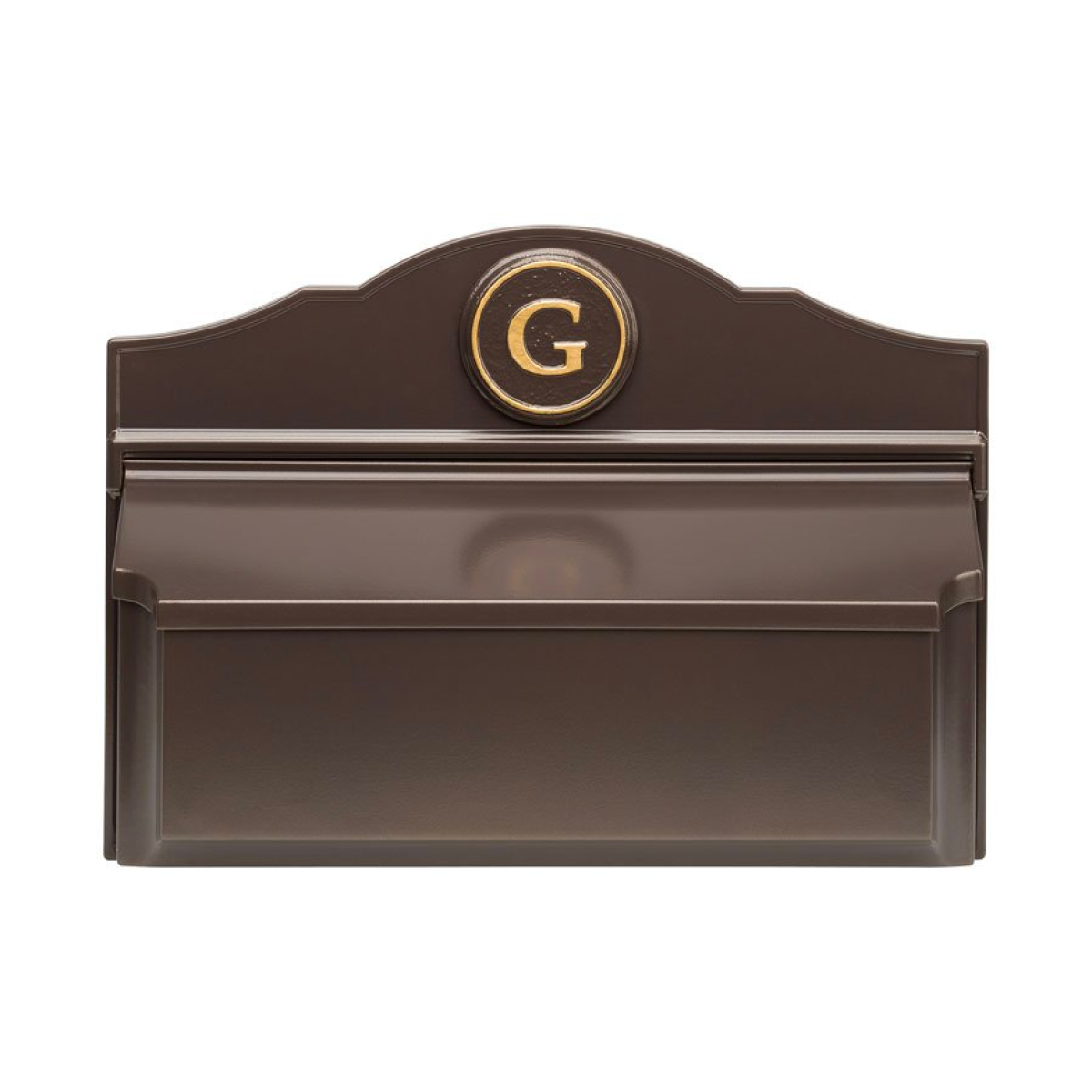 Whitehall Colonial Wall Mount Mailbox Package 3 (Mailbox & Monogram) Product Image