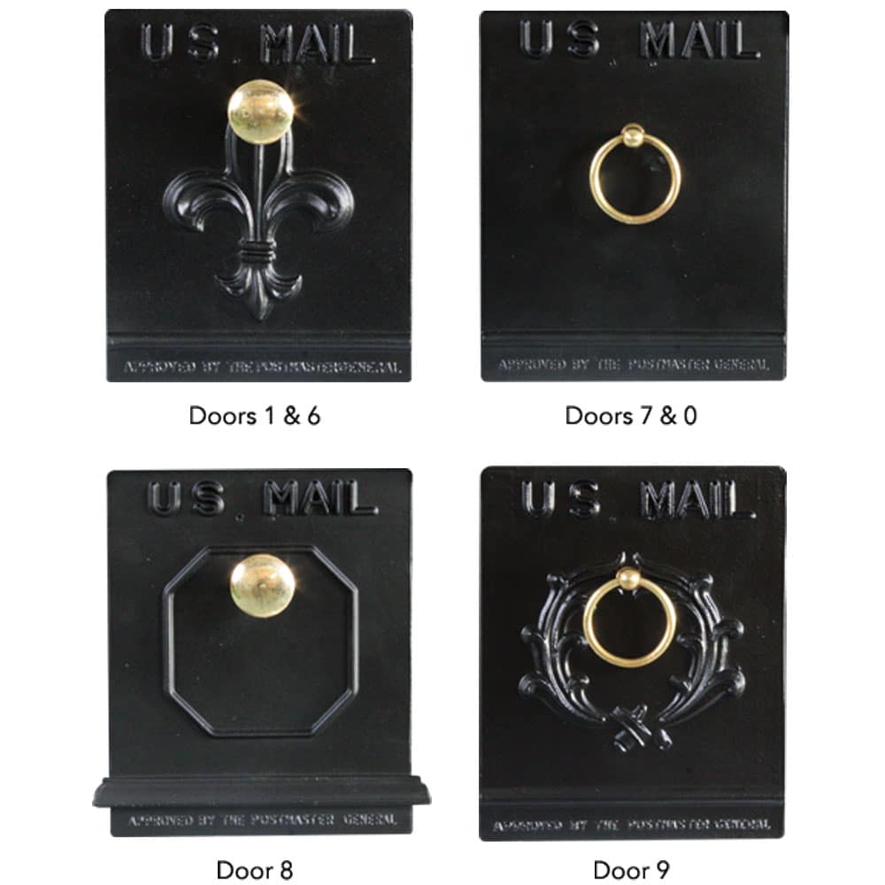 Mailbox Door 0, 1, 7, 8, 9 (Choose One) Product Image