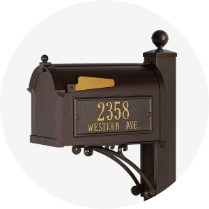 Mailbox with Post Packages