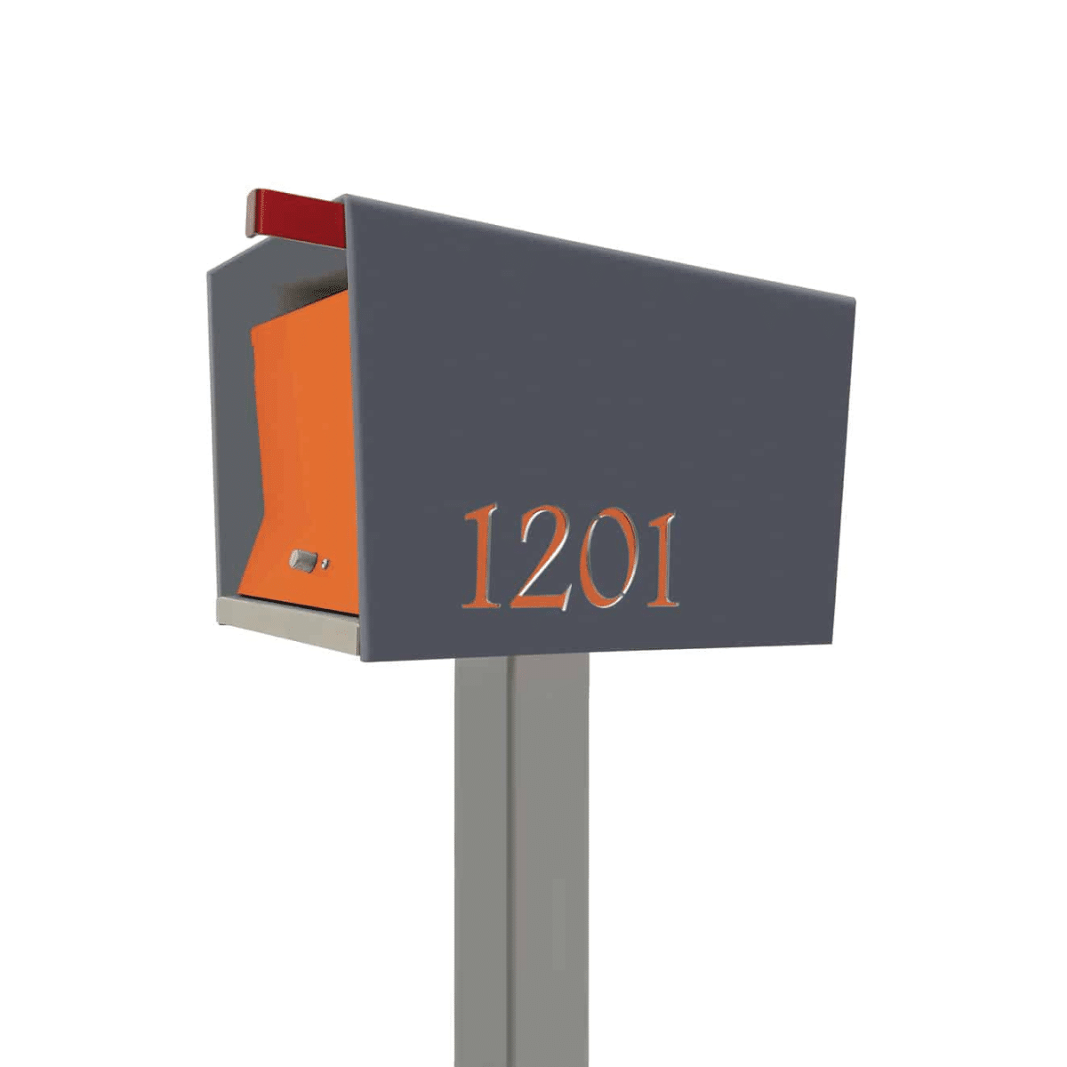 The Original UptownBox in Designer Gray – Modern Mailbox